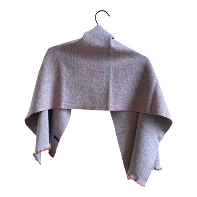 Merinovilla huivi harmaa, harteille